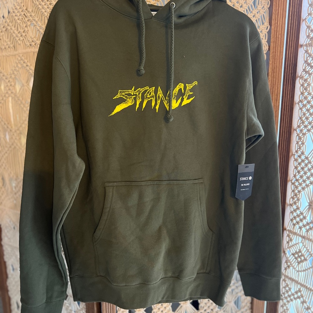 Stance Skeleton Olive Pullover Hoodie - Picture 2 of 5